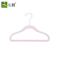 pink velvet flocked hangers